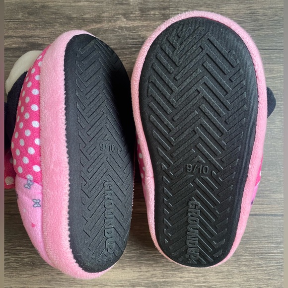 Disney Minnie Mouse Kids Slippers Size 9-10 - Picture 6 of 6
